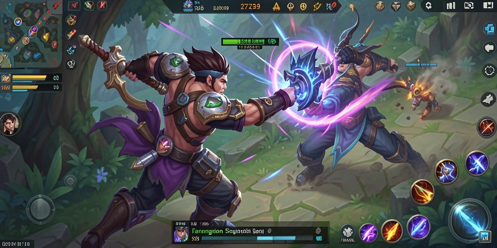 Gameplay seru dalam pertarungan MOBA di 2739.