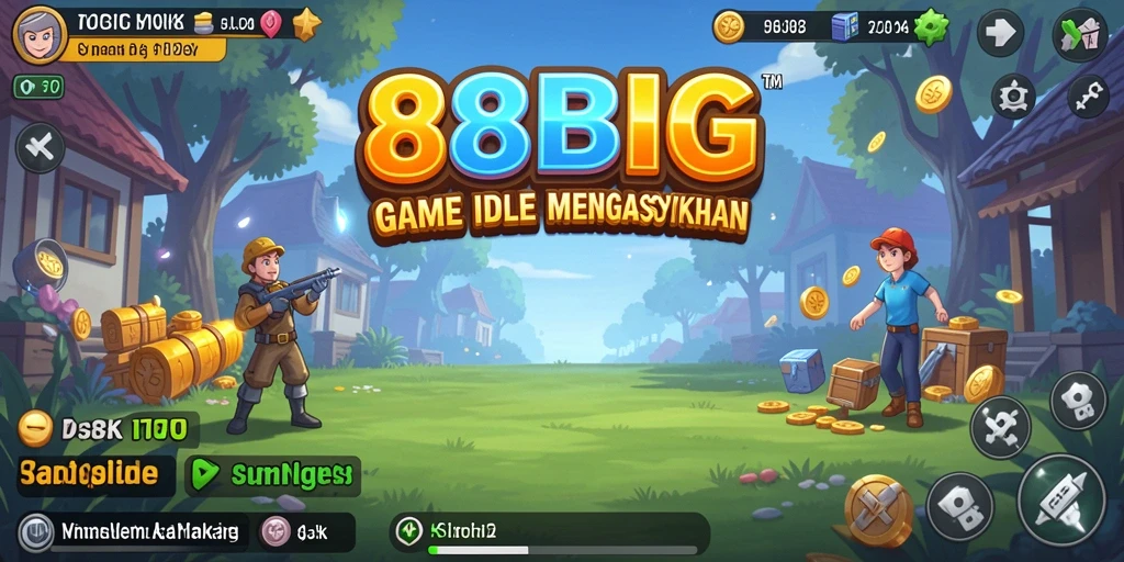 Tampilan menarik dari gameplay Idle di 88BIG.