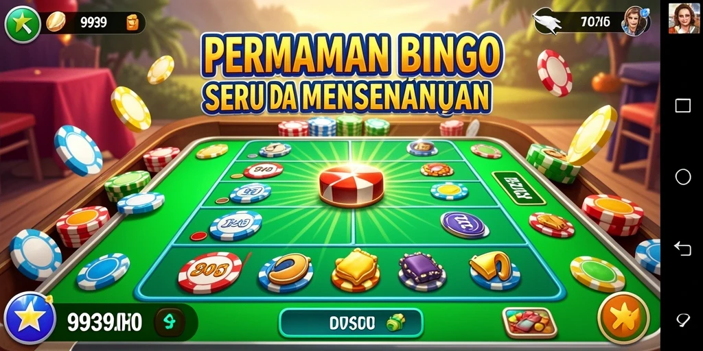 Tampilan menarik dari gameplay Bingo di 9939.