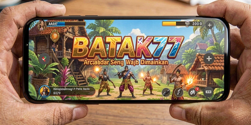 Tampilan menarik dari gameplay BATIK77 yang penuh warna.