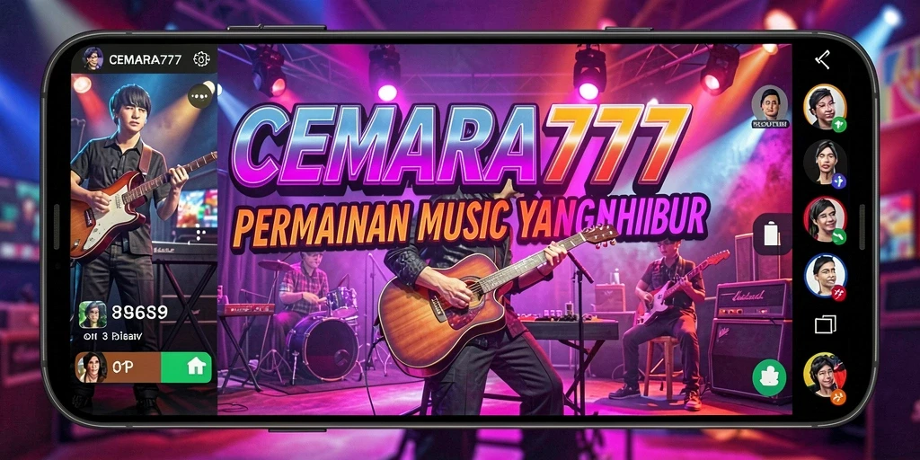 Tampilan gameplay <strong>CEMARA777</strong> yang interaktif dan penuh warna.