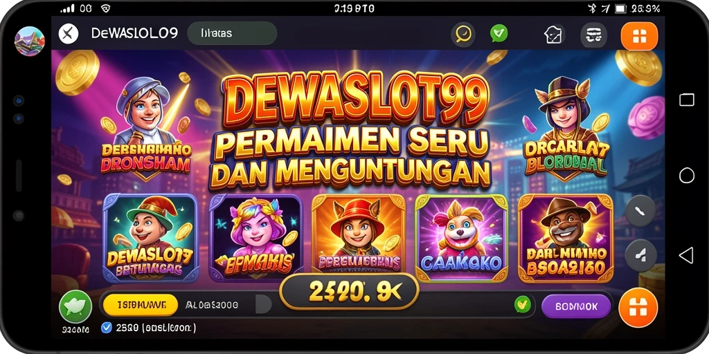 Tampilan menarik gameplay Slot yang seru di DEWASLOT99.