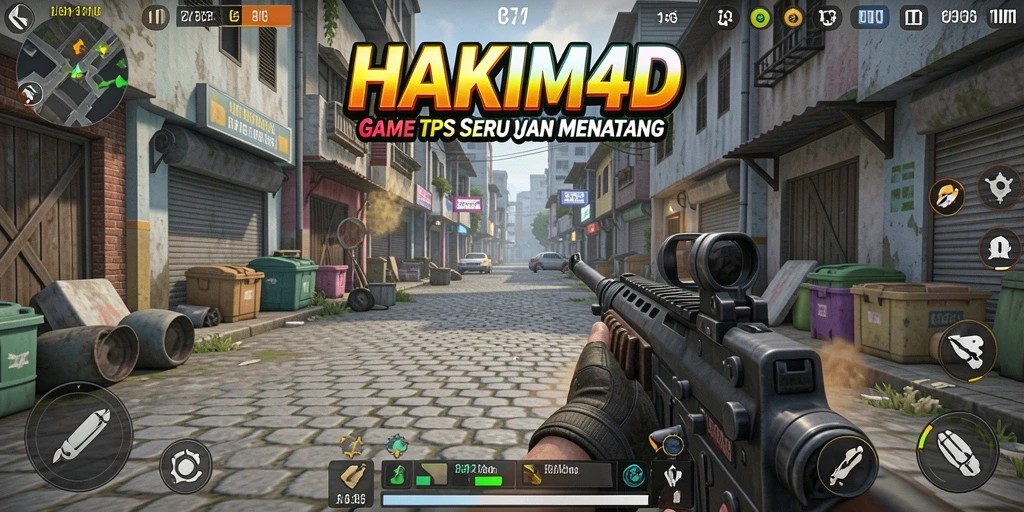 Tampilan dinamis gameplay HAKIM4D yang penuh aksi dan strategi.