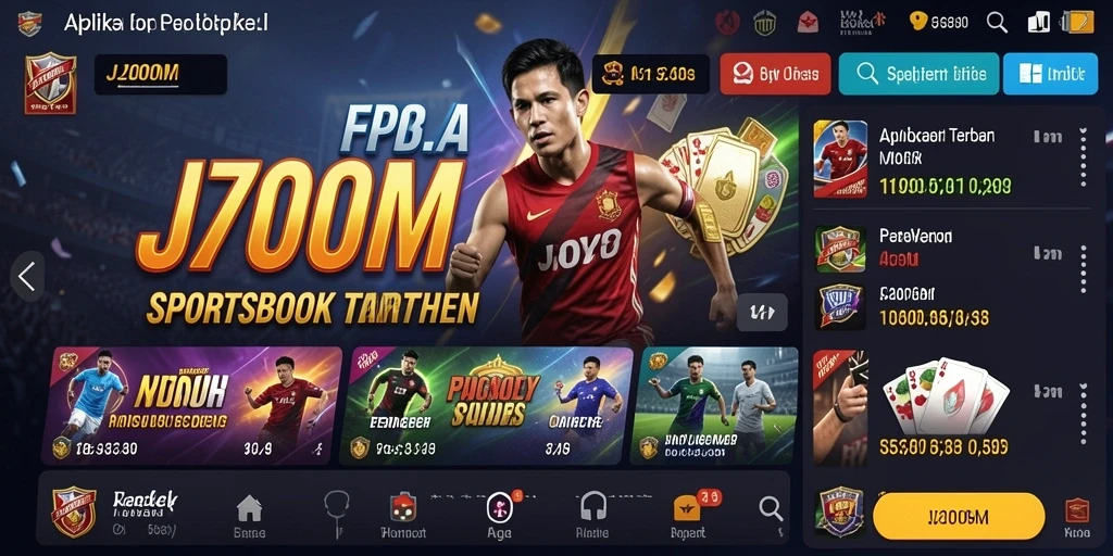 Tampilan gameplay taruhan di aplikasi J200M yang menarik.