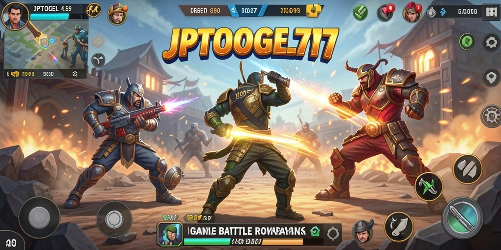 Gameplay mengasyikan JPTOGEL77 dengan aksi Battle Royale yang mendebarkan.