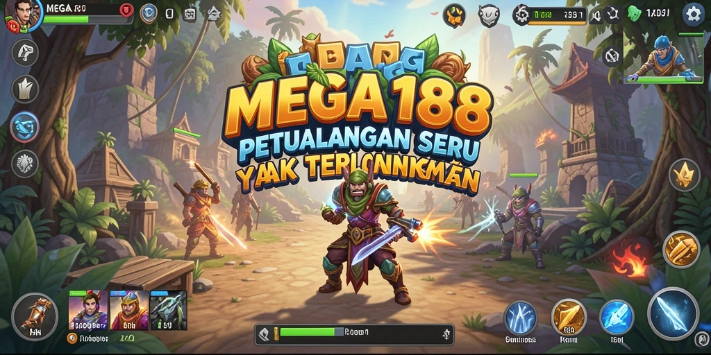Tampilan gameplay seru dan menarik di MEGA188.