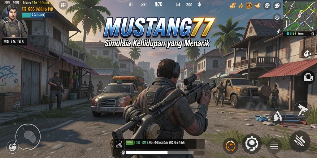 Tampilan gameplay <strong>MUSTANG77</strong> yang menarik dan interaktif.