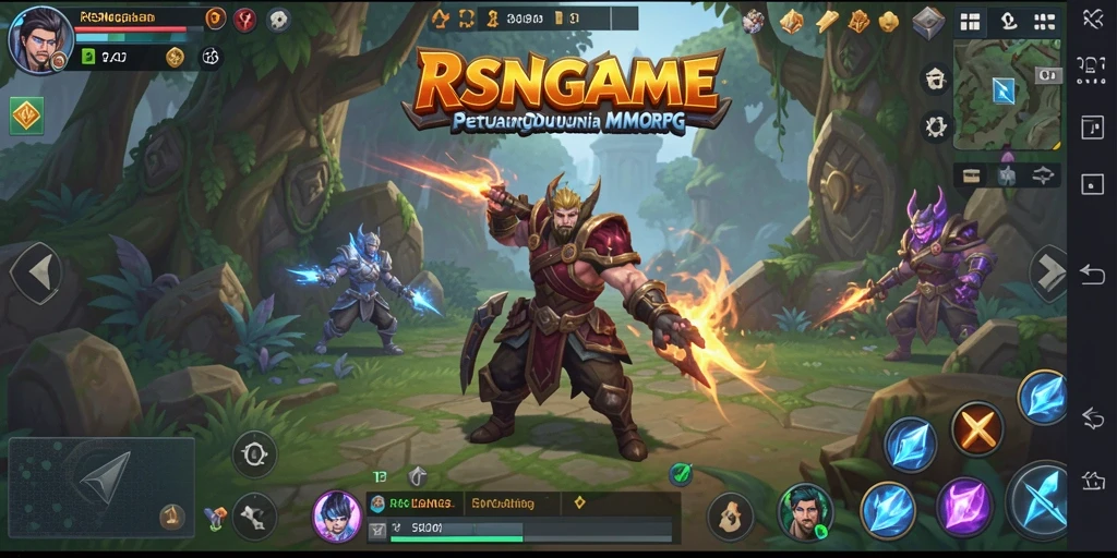 Gameplay RSNGAME yang mengasyikkan dalam dunia MMORPG.