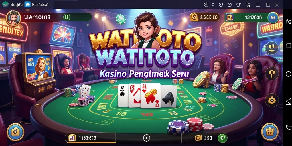 Tampilan gameplay WATITOTO yang menarik dengan berbagai pilihan permainan Kasino.